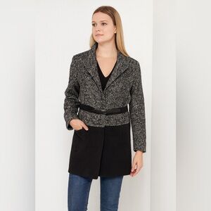 Zara Long Wool Coat - Size Medium